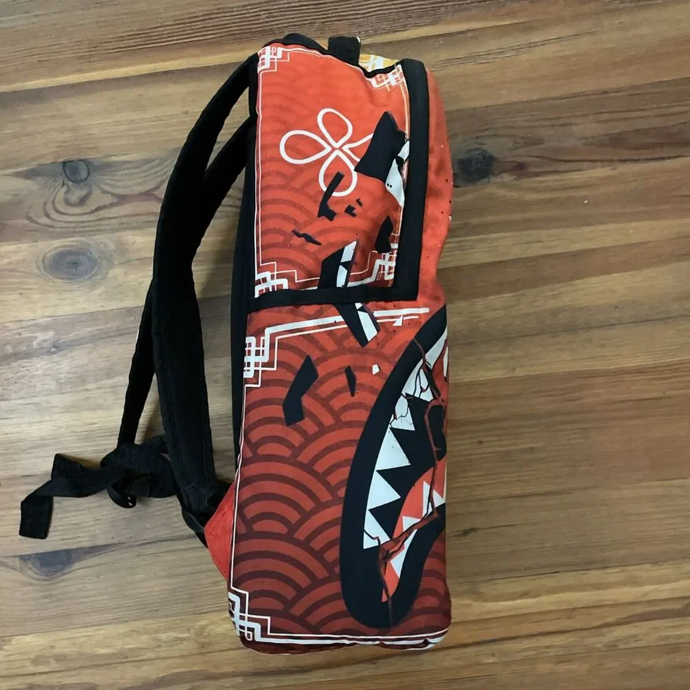 Sprayground Kung Fu Panda Smash DLXRS Limited Edition Backpack Bookbag Travel